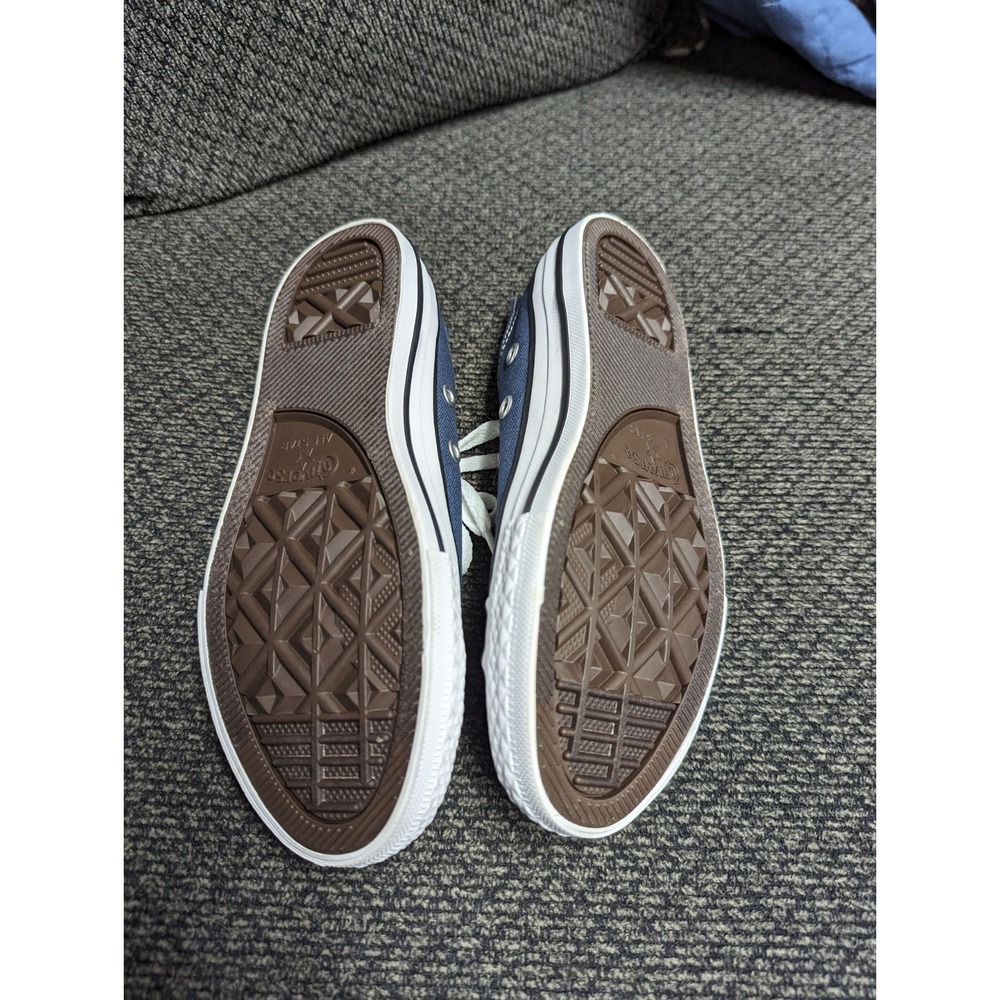 Converse Chuck Taylor All Star Blue Canvas Sneakers Shoes Kids Youth 13.5 - Picture 2 of 2